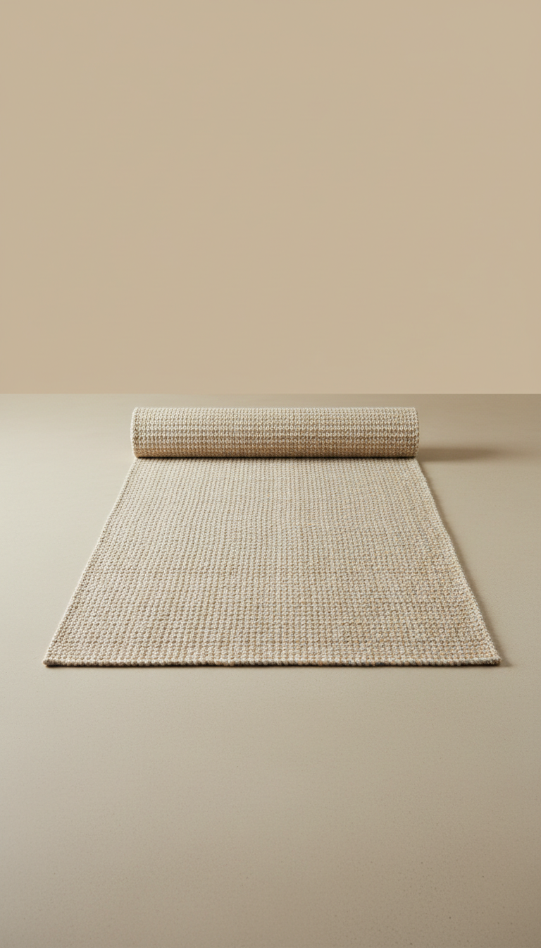 Natural Fiber Yoga Mat with Jute Blend
